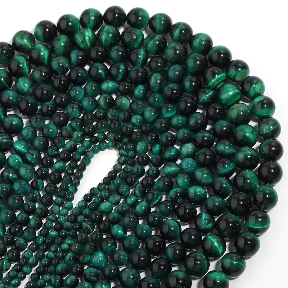 1Strand Natural Stone Jade Beads Loose Smooth Spacer Beads for Jewelry Making Diy Bracelet Necklace Accessories Wholesale
