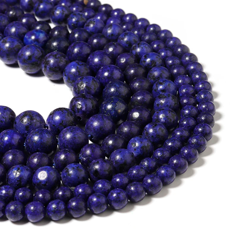 1Strand Natural Stone Jade Beads Loose Smooth Spacer Beads for Jewelry Making Diy Bracelet Necklace Accessories Wholesale