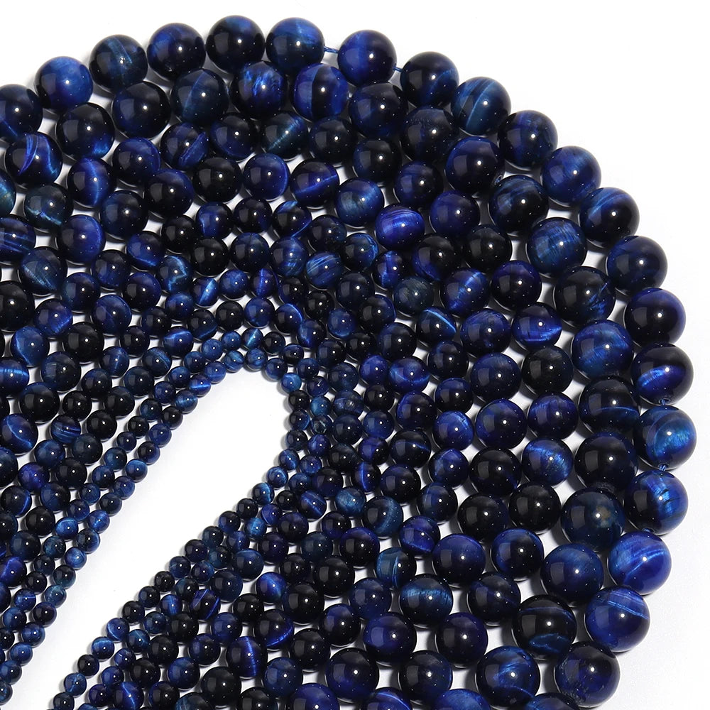 1Strand Natural Stone Jade Beads Loose Smooth Spacer Beads for Jewelry Making Diy Bracelet Necklace Accessories Wholesale