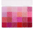About 5200Pcs24 Grid Rice Bead Box Handmade DIY Jewelry Bracelet Earrings Kandi Jewelry Accessories Materials