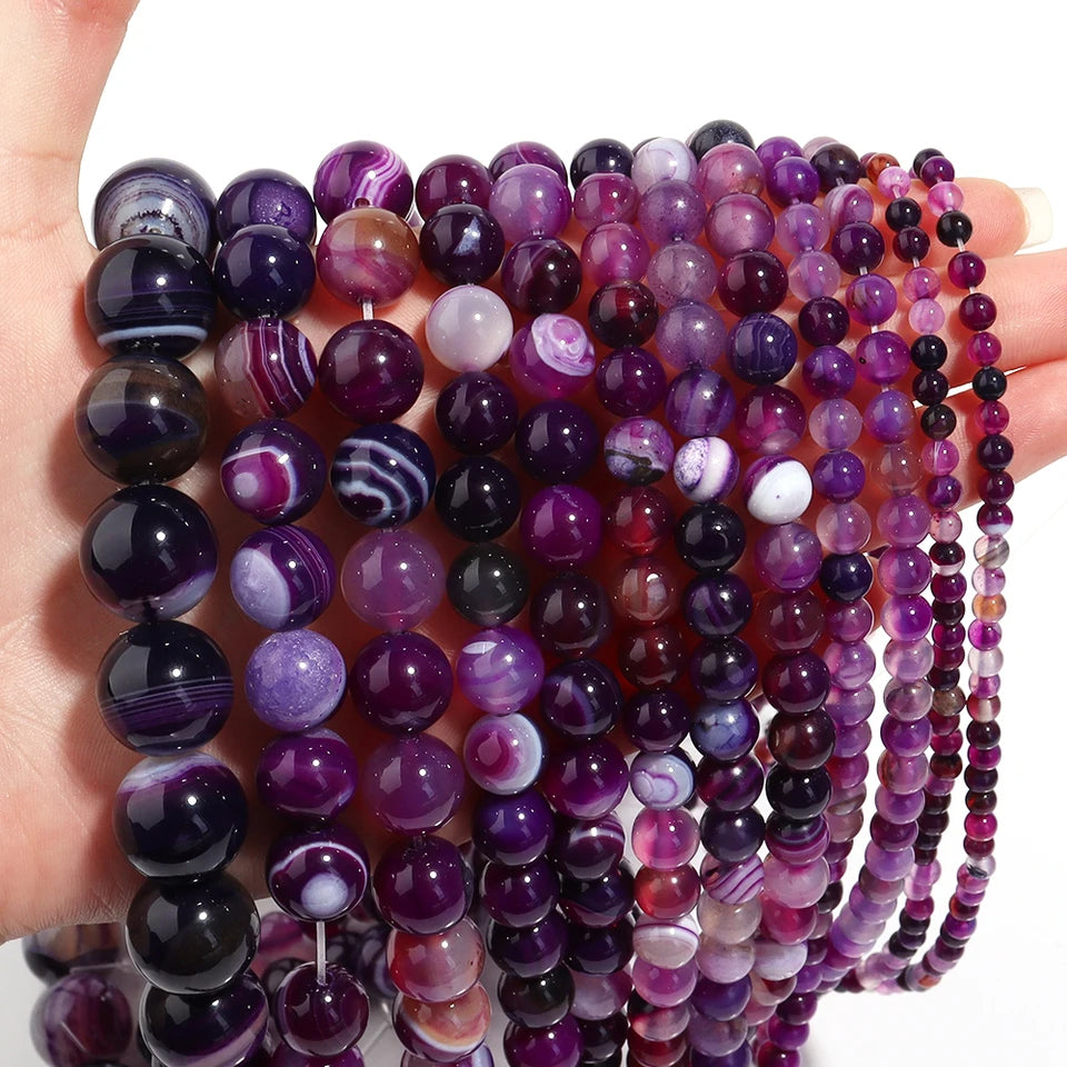 1Strand Natural Stone Jade Beads Loose Smooth Spacer Beads for Jewelry Making Diy Bracelet Necklace Accessories Wholesale