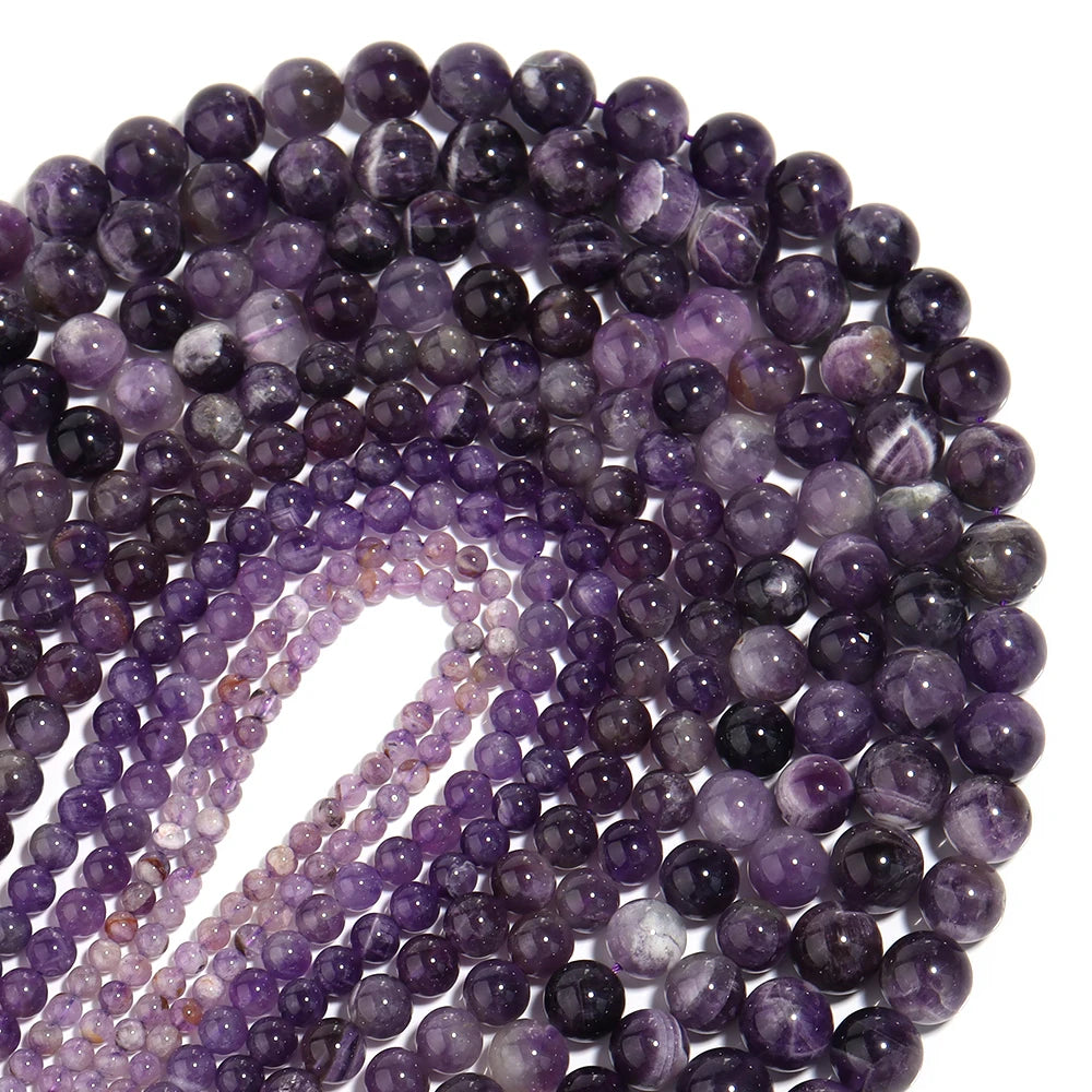 1Strand Natural Stone Jade Beads Loose Smooth Spacer Beads for Jewelry Making Diy Bracelet Necklace Accessories Wholesale