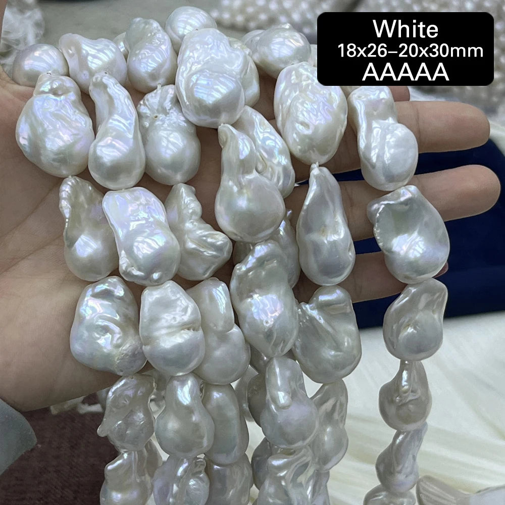 AAAAA High-Quality Baroque Tail-Shaped Natural Pearl Semi-Finished Beads for Jewelry Making DIY Necklace Bracelet Accessories