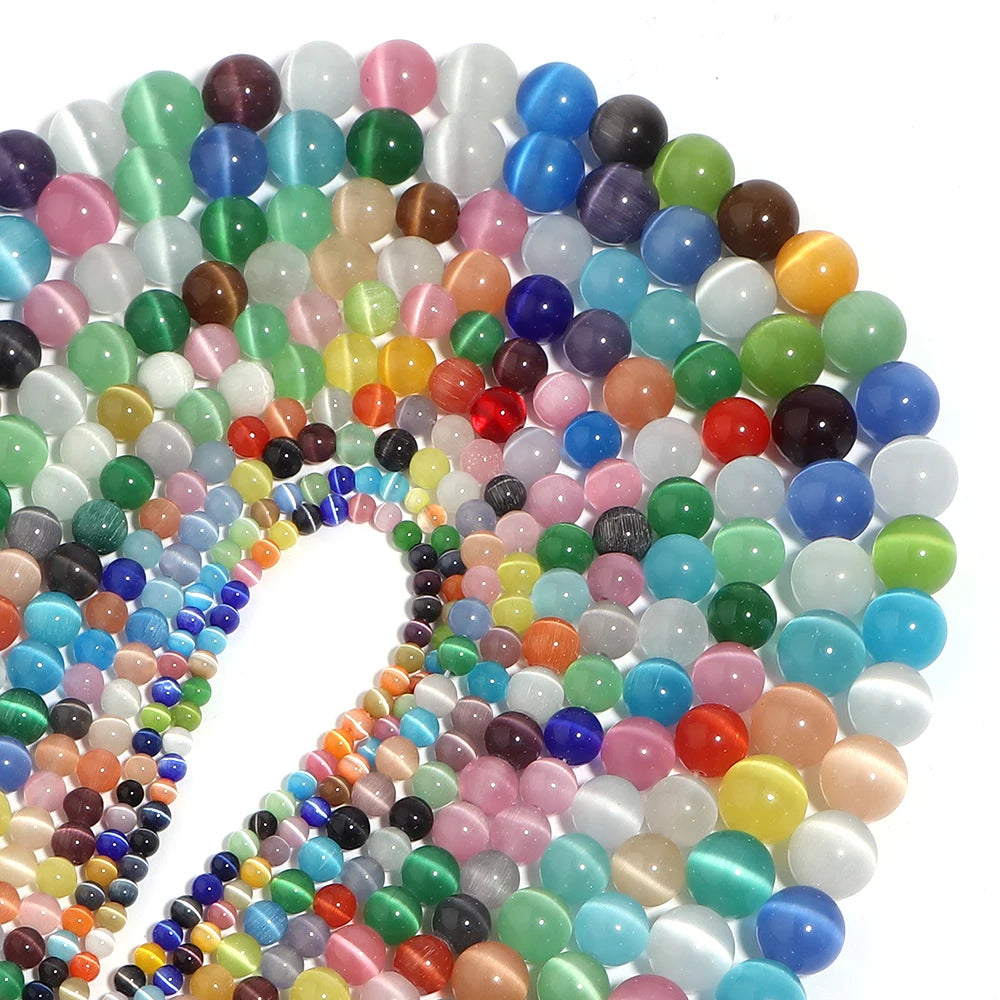 1Strand Natural Stone Jade Beads Loose Smooth Spacer Beads for Jewelry Making Diy Bracelet Necklace Accessories Wholesale