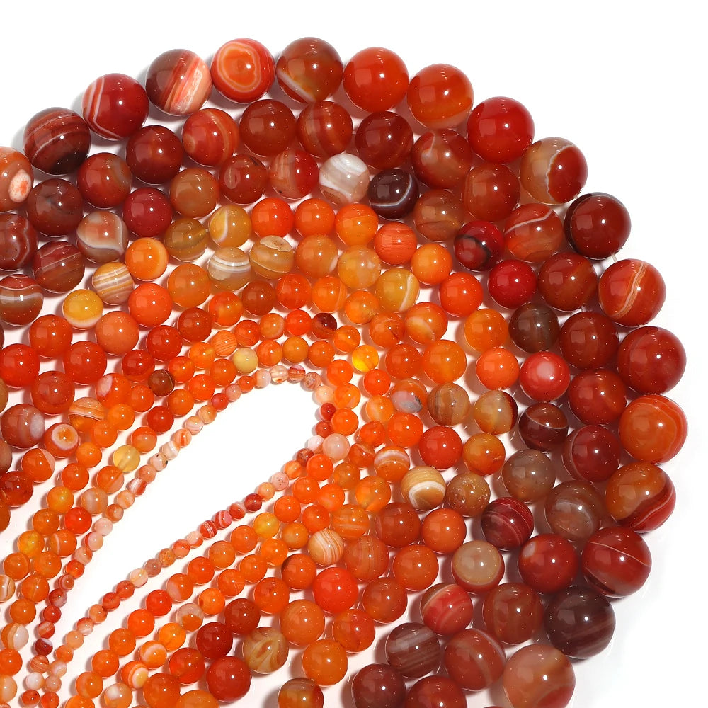 1Strand Natural Stone Jade Beads Loose Smooth Spacer Beads for Jewelry Making Diy Bracelet Necklace Accessories Wholesale
