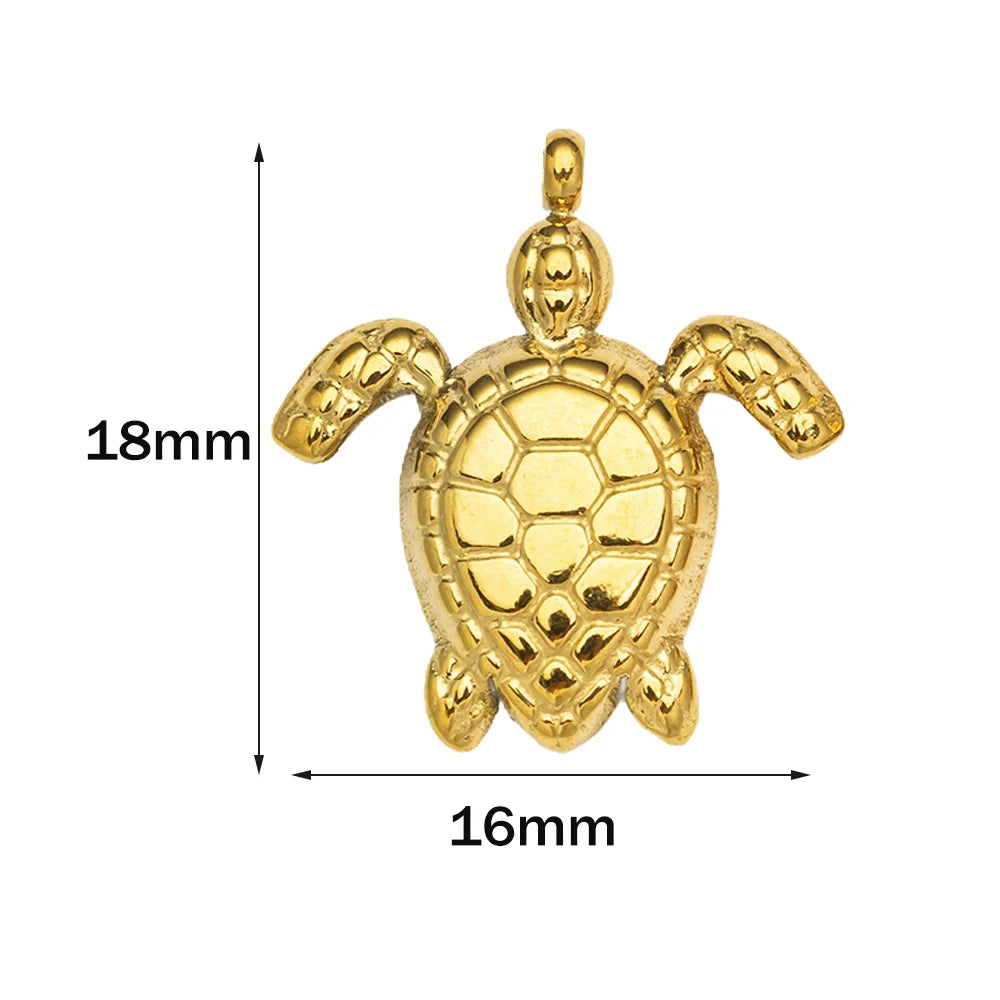 10pcs Stainless Steel Summer Beach Charms Starfish Seashell Conch Pendants for DIY Bracelet Necklace Earrings Jewelry Making