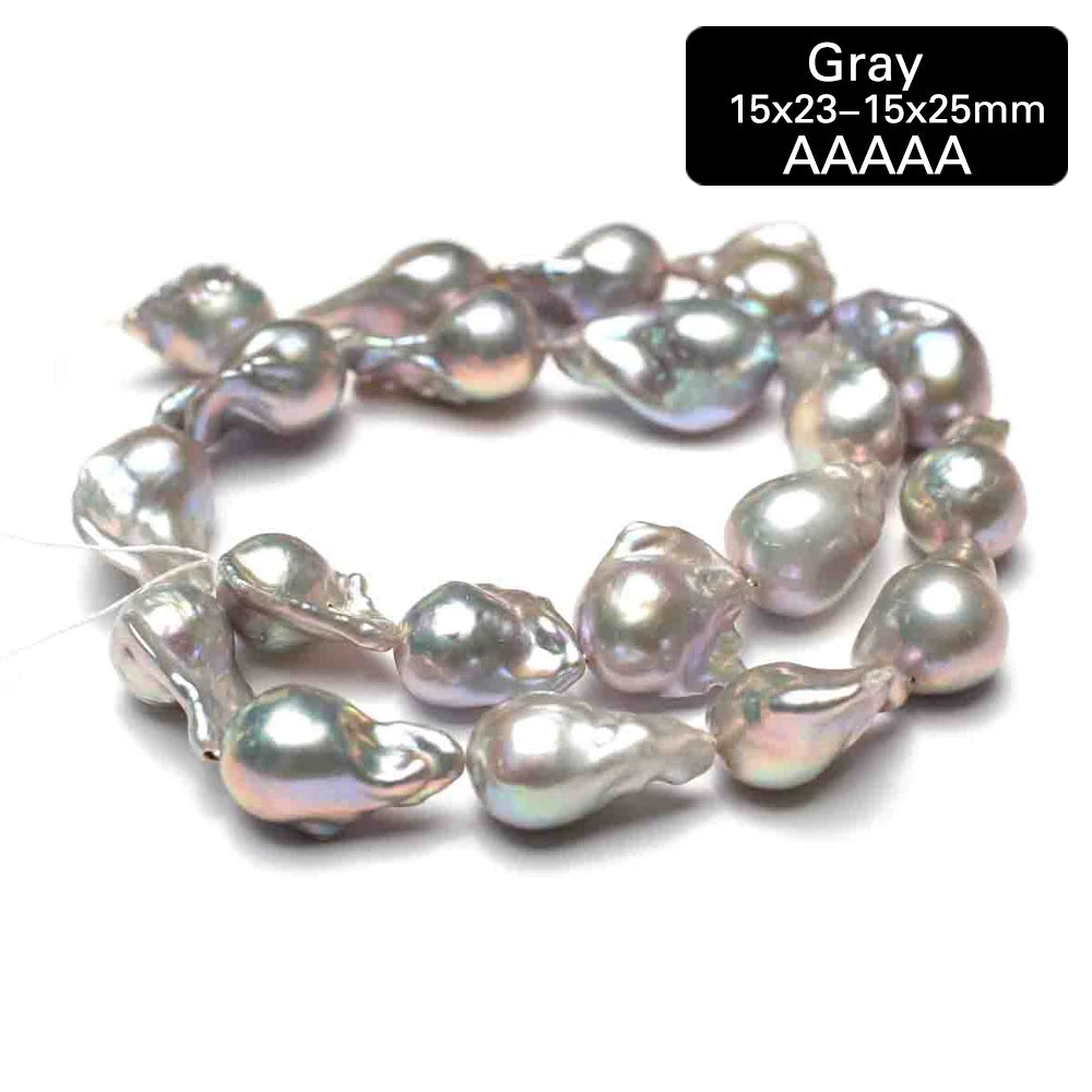 AAAAA High-Quality Baroque Tail-Shaped Natural Pearl Semi-Finished Beads for Jewelry Making DIY Necklace Bracelet Accessories