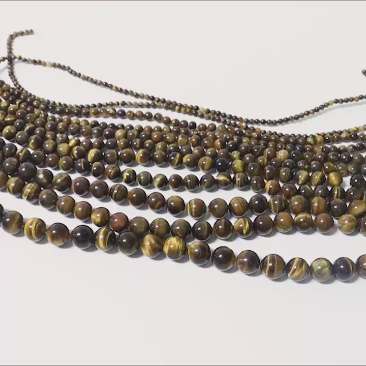 Natural Stone 4 6 8 10 12mm Round Tiger Eye Amethyst Agate Jades Stone Spacer Bead For Jewelry Making Diy Bracelet Needlework
